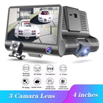 Caméra Voiture DVR 3 Caméra Objectifs Caméscope 4.0 Pouces HD1080 P - MallShop.ma